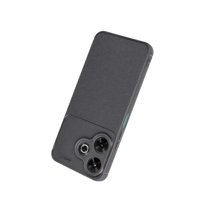 Xiaomi Redmi 13 4g Kılıf Auto Focus Karbon Kapak - Gri