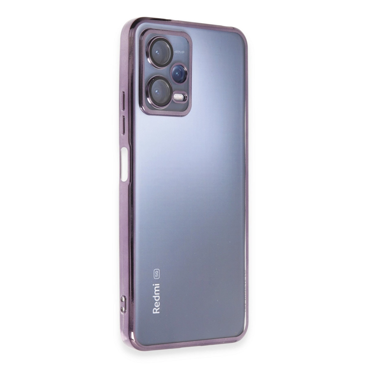 Xiaomi Redmi Note 12 5g Kılıf Razer Lensli Silikon - Mor