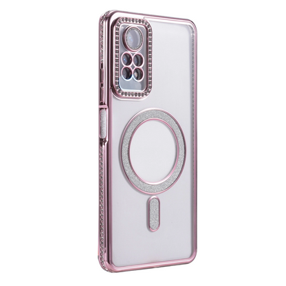 Xiaomi Redmi Note 12 Pro 4g Joke Simli Magneticsafe Kılıf - Pembe