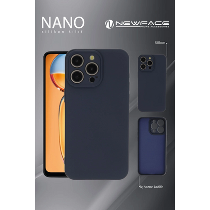 Xiaomi Redmi Note 13 Pro 4g Kılıf Nano İçi Kadife Silikon - Kırmızı