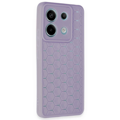 Xiaomi Redmi Note 13 Pro 5g Kılıf Petek Silikon Kapak - Lila