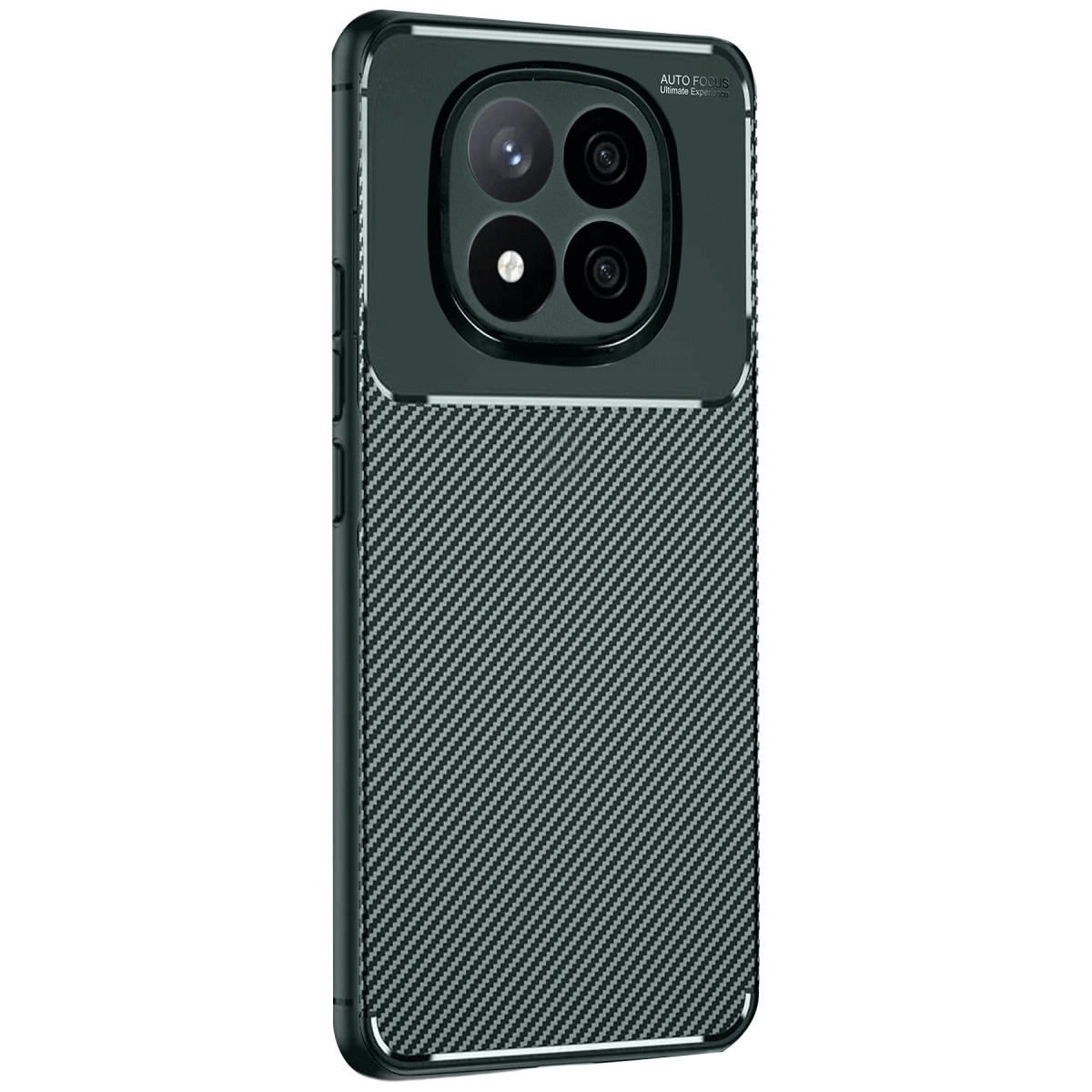 Xiaomi Redmi Note 14 Pro 4g Kılıf Auto Focus Karbon Kapak - Koyu Yeşil