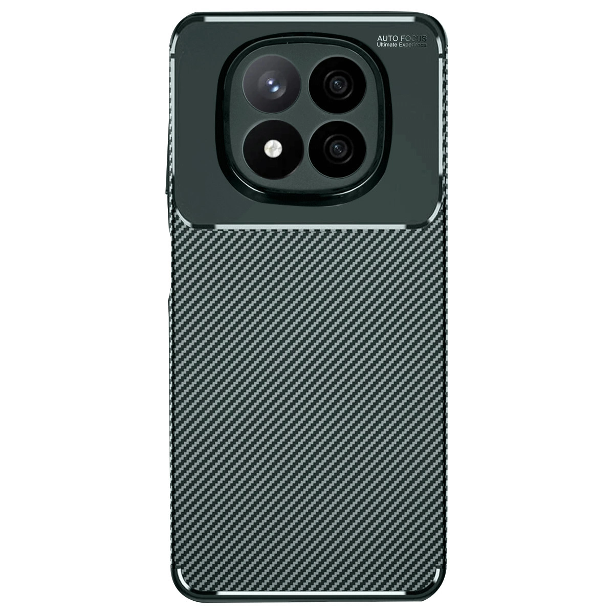 Xiaomi Redmi Note 14 Pro 4g Kılıf Auto Focus Karbon Kapak - Koyu Yeşil