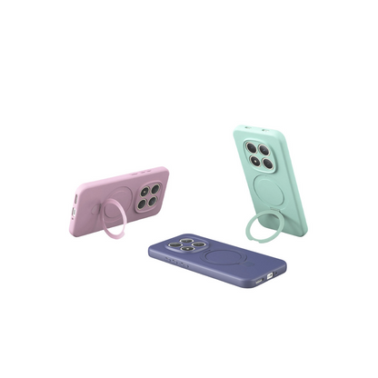 Xiaomi Redmi Note 15 4g Regal Magsafe Standlı Kapak - Turuncu