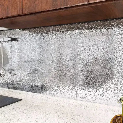 Yapışkanlı Mutfak Folyo Gümüş 40 cm x 10 m