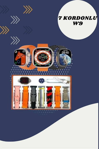 Yeni Model Akıllı Saat ve Kulaklık Kampanyası Nabızz Ölçer Bluetooth Bağlantılı Uzun Pil Ömrü