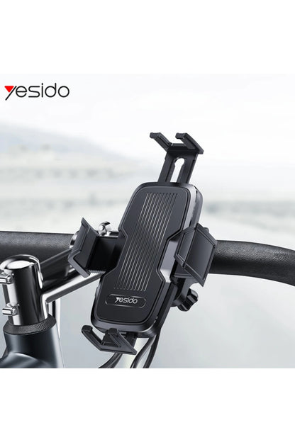 Yesido C127 Bisiklet İçin Ayarlanabilir Telefon Tutucu - Siyah