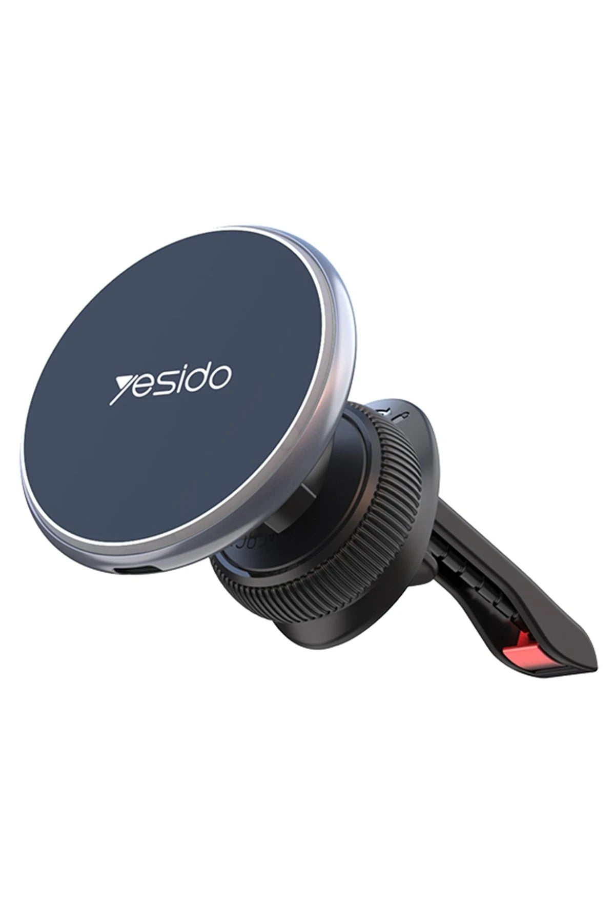 Yesido C132 15W Kablosuz Şarjlı Mıknatıslı Vantuzlu Ayarlanabilir Magsafe Araç Tutucu - Siyah