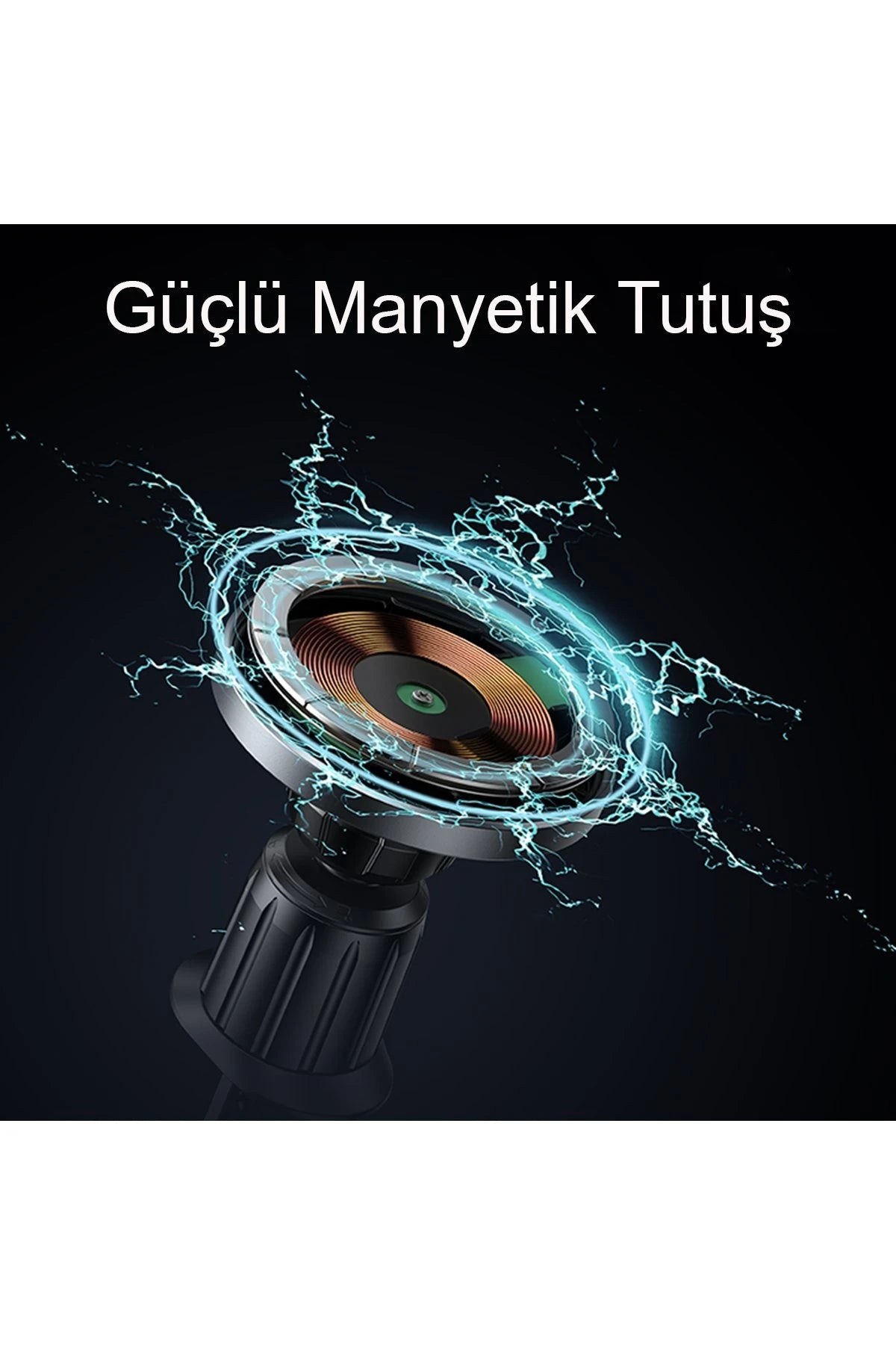 Yesido C190 Izgara Klipsli 15W Kablosuz Şarjlı Magsafe Araç Tutucu - Siyah