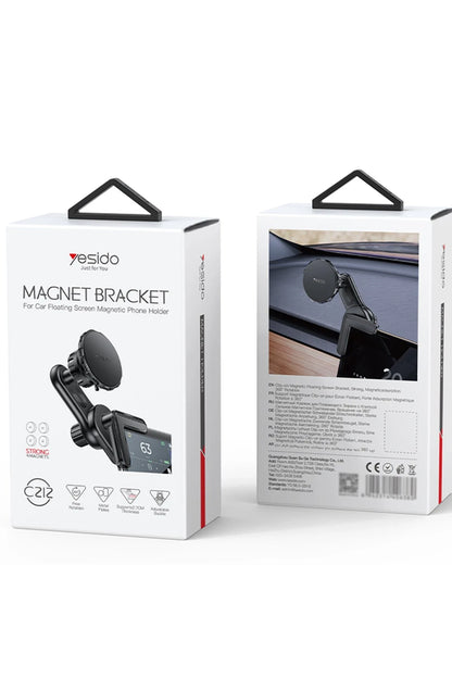Yesido C212 360 Derece Ayarlanabilir Araç CarPlay Ekranına Sabitlenen Magsafe Araç Telefon Tutucu - Siyah