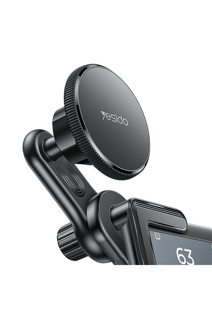 Yesido C213 360 Derece Ayarlanabilir Araç CarPlay Ekranına Sabitlenen Magsafe Araç Tutucu - Siyah