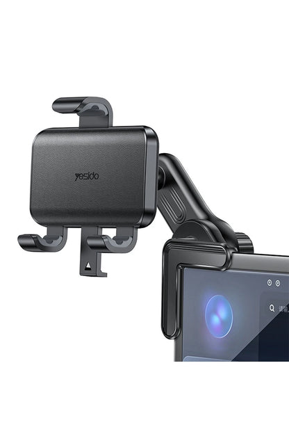 Yesido C250 360 Derece Ayarlanabilir Araç CarPlay Ekranına Sabitlenen Araç Telefon Tutucu - Siyah