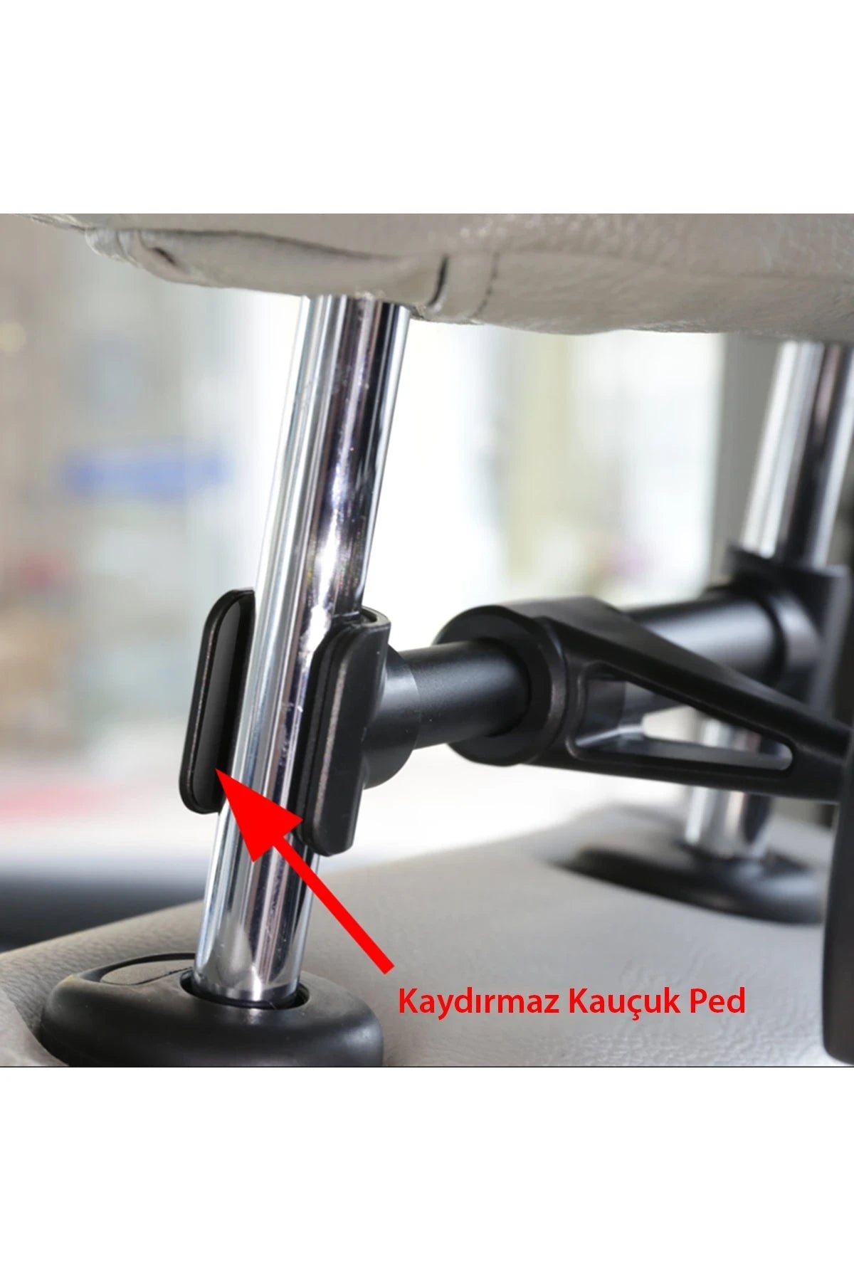 Yesido C29 360 Derece Ayarlanabilir Klipsli Koltuk Arkası Telefon Tablet Tutucu - Siyah