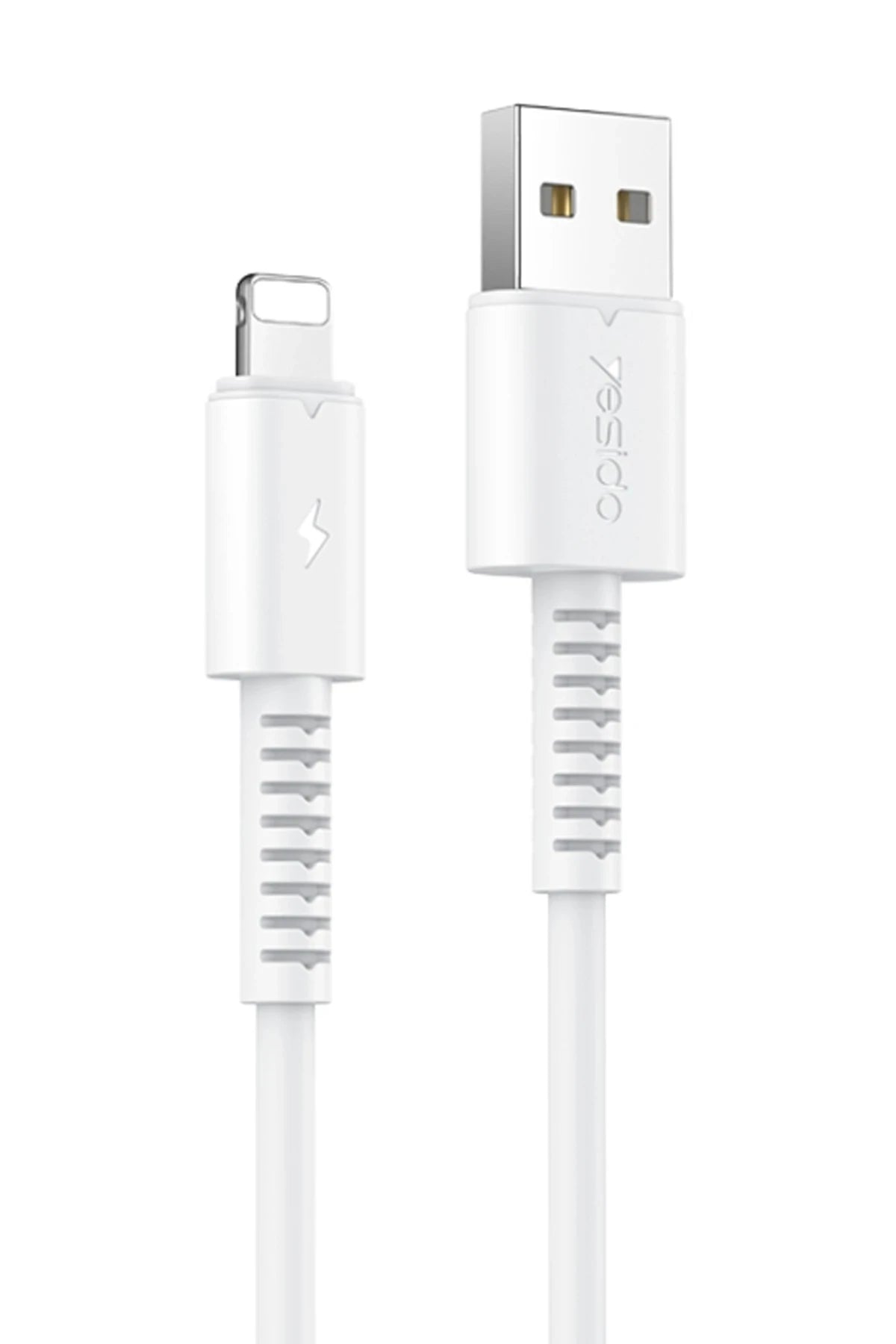 Yesido CA120 L 1M 18W USB to Lightning QC Hızlı Şarj Kablosu - Beyaz