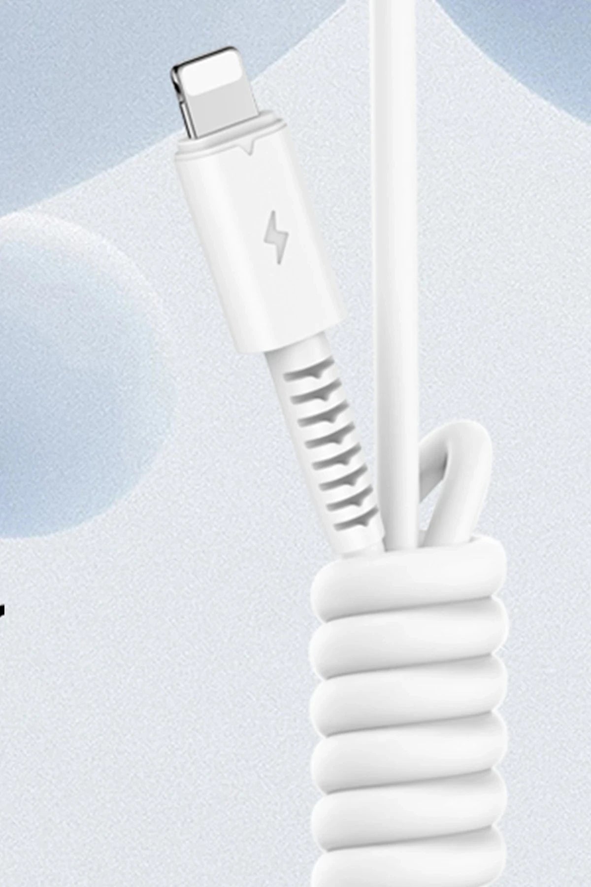 Yesido CA120 L 1M 18W USB to Lightning QC Hızlı Şarj Kablosu - Beyaz