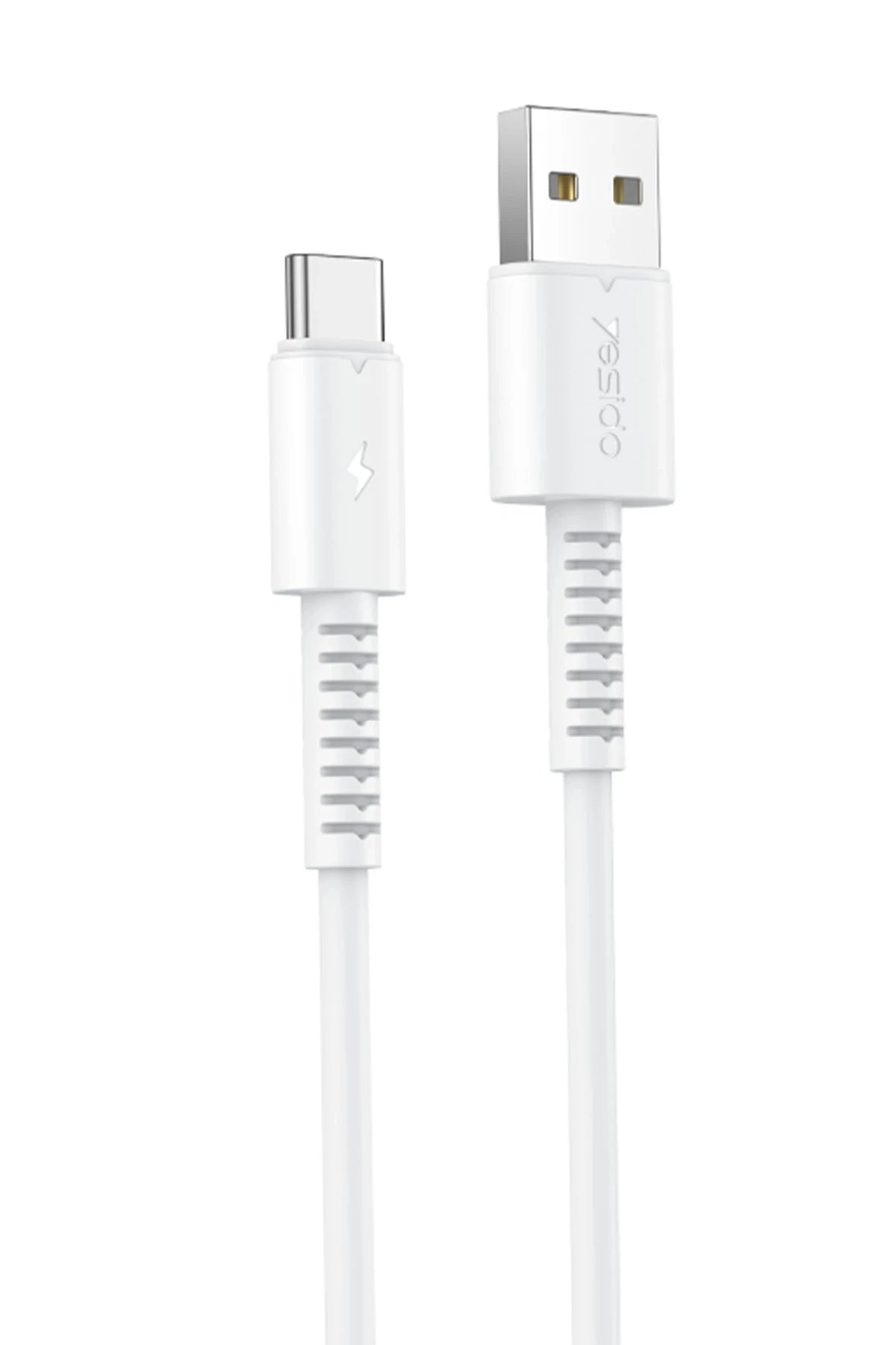 Yesido CA120 TC 1M 18W USB to Type-C QC Hızlı Şarj Kablosu - Beyaz