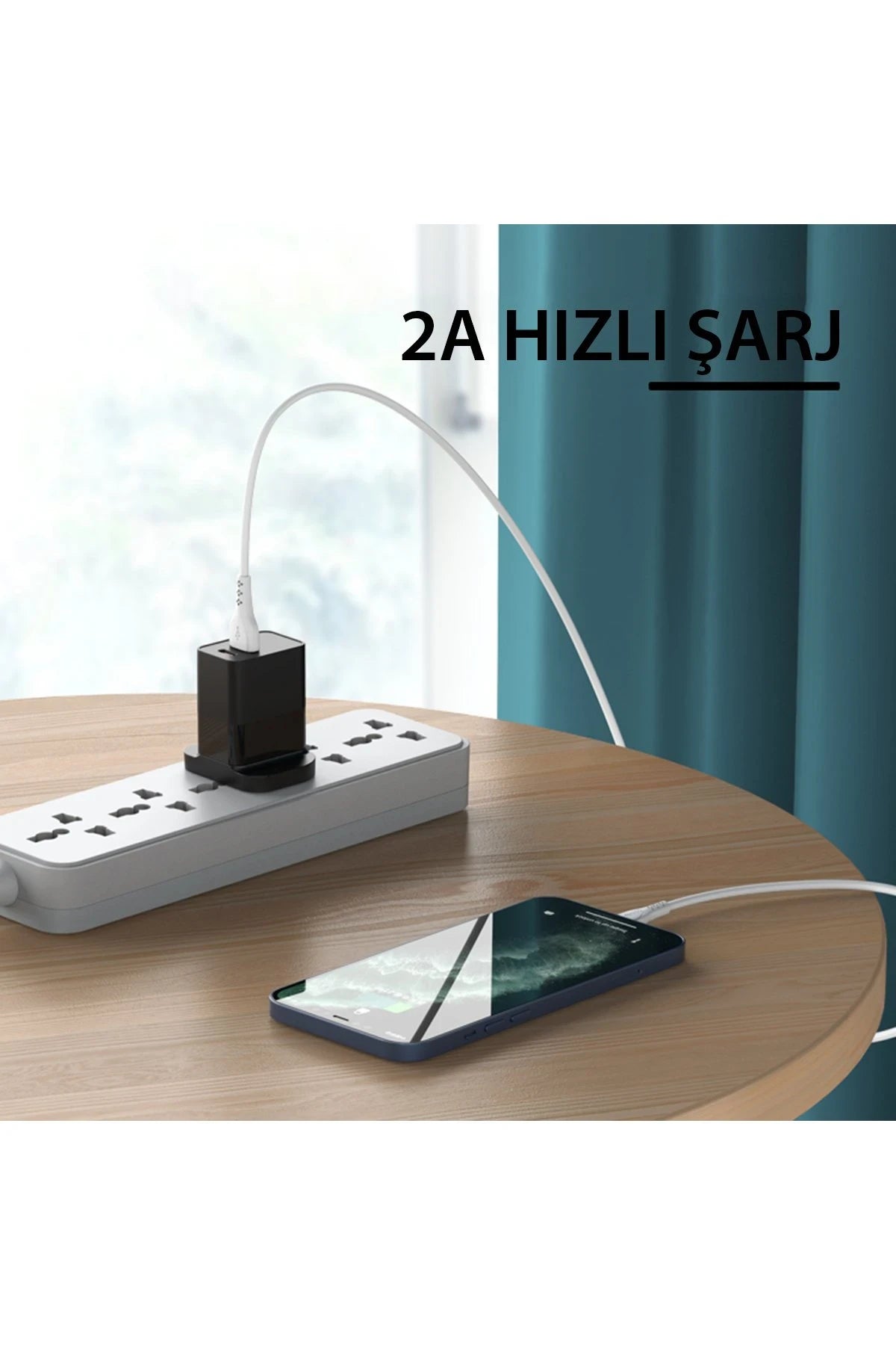 Yesido CA71 1M 2A Usb to Lightning Hızlı Şarj Kablosu - Beyaz