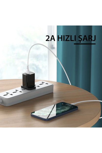 Yesido CA71 1M 2A Usb to Lightning Hızlı Şarj Kablosu - Beyaz