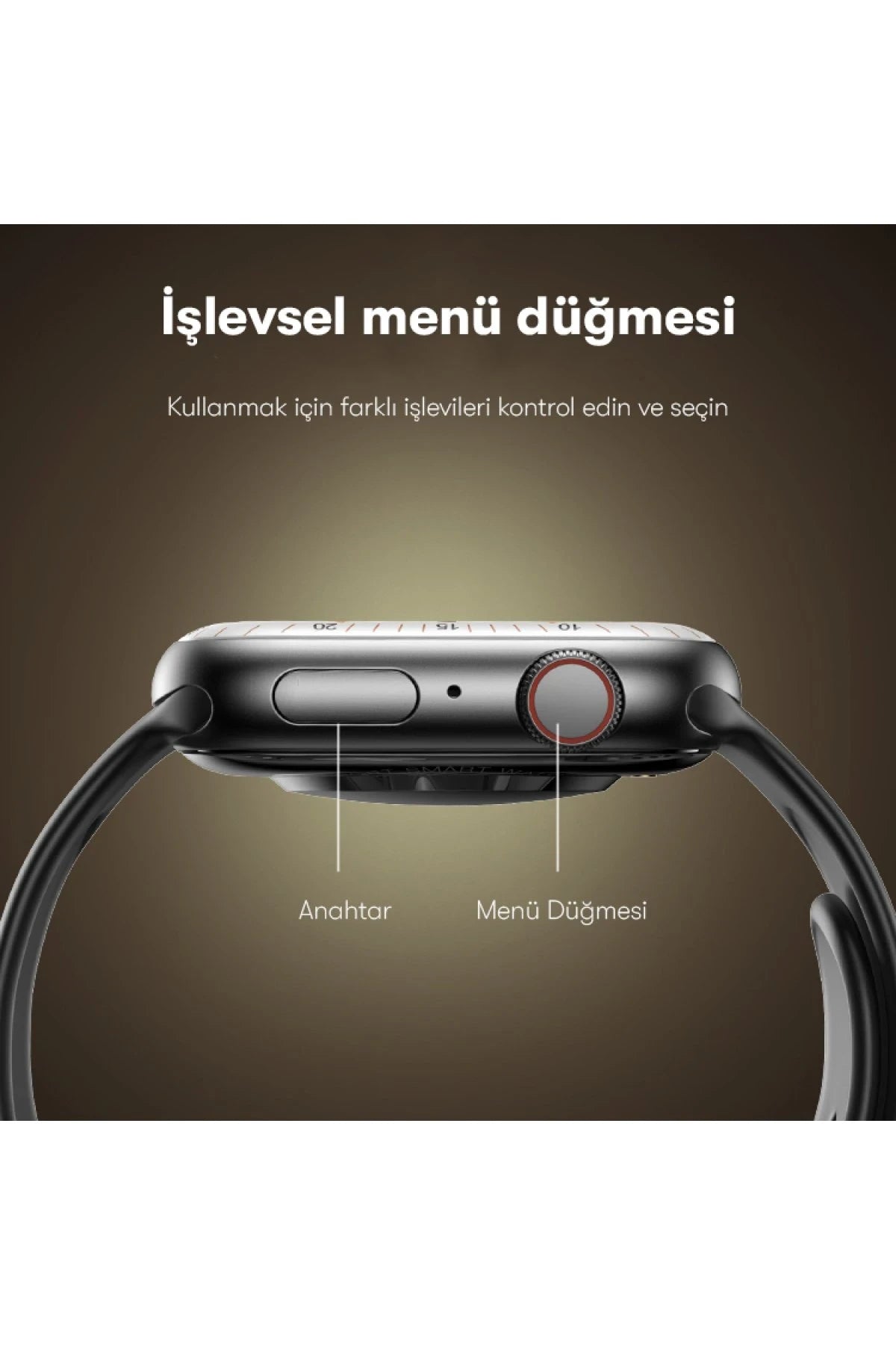 Yesido IO17 1.89 inç IP68 Su Geçirmez Konuşmalı Akıllı Saat - Siyah