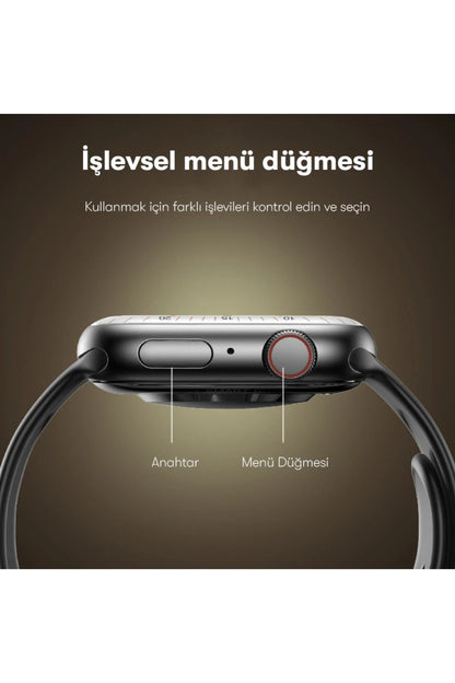 Yesido IO17 1.89 inç IP68 Su Geçirmez Konuşmalı Akıllı Saat - Siyah