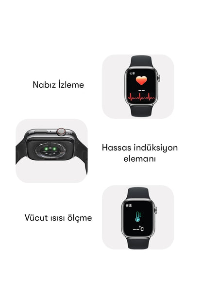 Yesido IO18 1.89 inç IP68 Su Geçirmez Konuşmalı Akıllı Saat - Siyah
