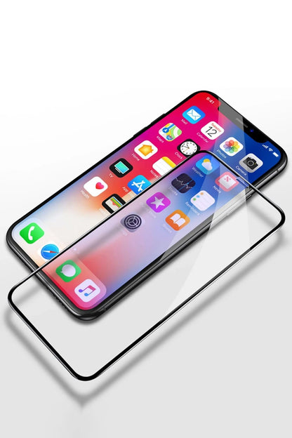 Yesido Apple iPhone 12 Pro Max TG12 5D Cam Ekran Koruyucu - Siyah