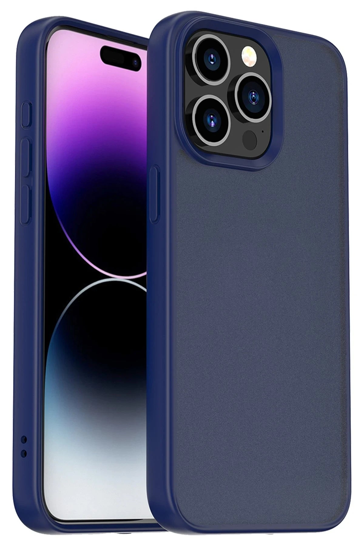 Yesido Apple iPhone 14 Pro Max PC05 Tower Kapak - Lacivert