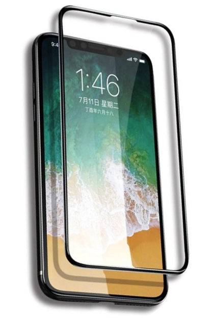 Yesido Apple iPhone 16 Plus TG12 5D Cam Ekran Koruyucu - Siyah