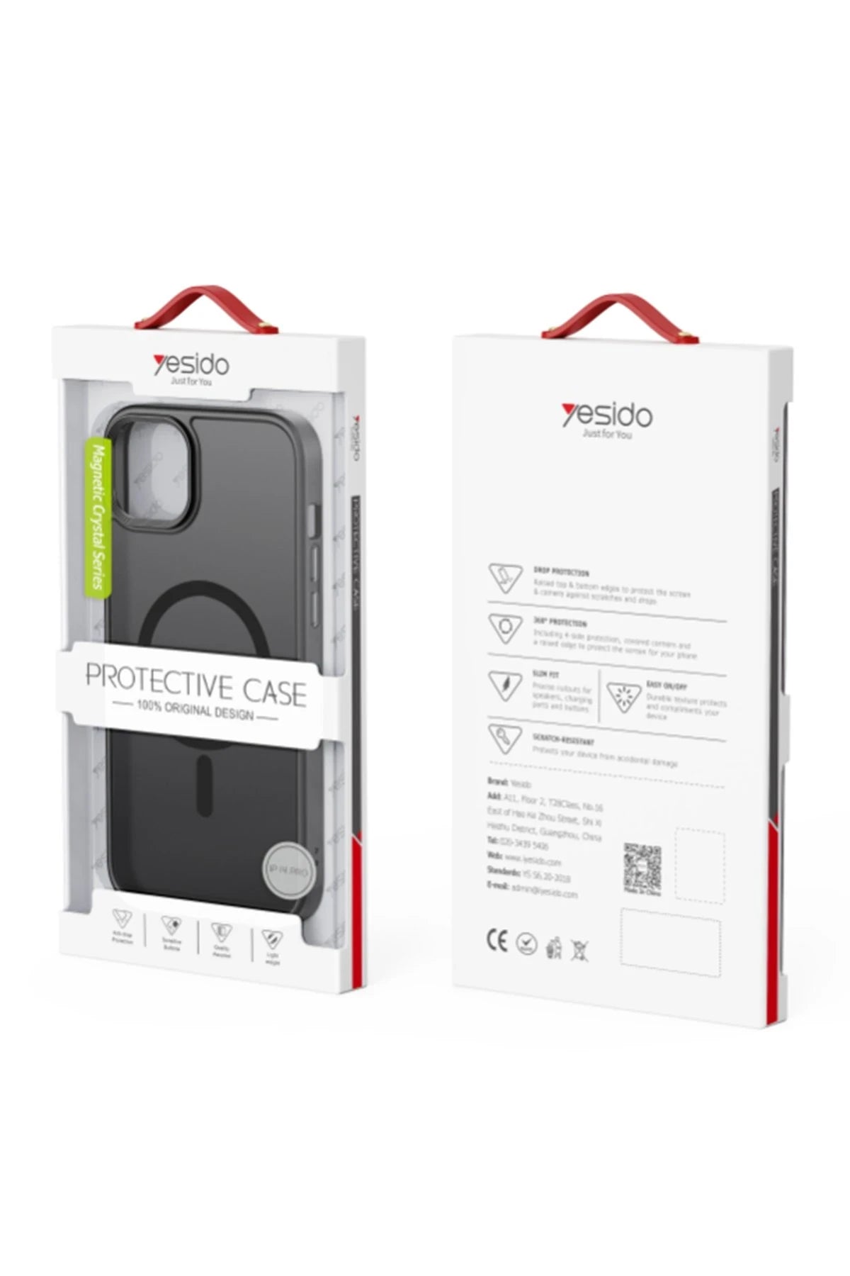 Yesido Apple iPhone 16 Pro Max PC06 Tower Magsafe Kapak - Siyah