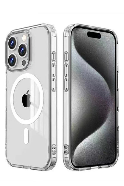 Yesido Apple iPhone 16 Pro PC03 Ace Şeffaf Magsafe Kapak - Şeffaf