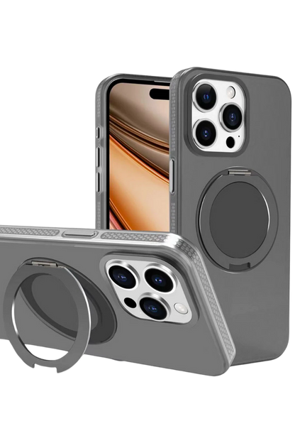 Yesido Apple iPhone 16 Pro PC17 Roza Magsafe Standlı Kapak - Siyah