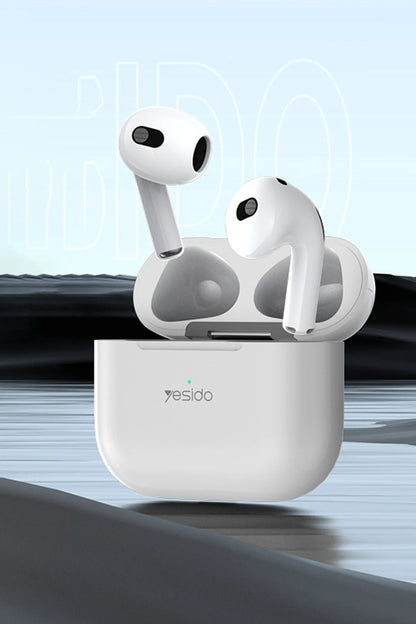 Yesido JB22 BT 5.3 TWS Kablosuz Airpods Kulaklık - Beyaz