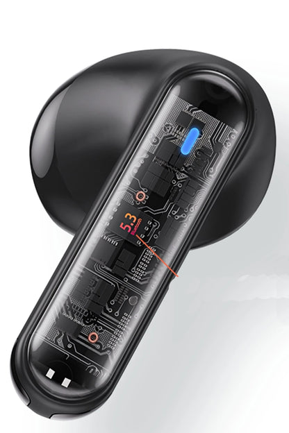 Yesido TWS19 Aktif Gürültü Engelleyici Özellikli Dijital Şarj Göstergeli BT 5.3 Kablosuz Airpods Kulaklık - Siyah