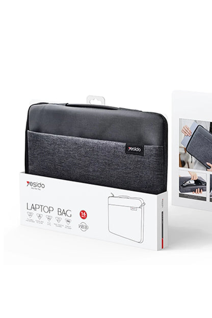 Yesido WB29 Polyester 600D Kumaşlı 14 inç Laptop Çantası - Gri