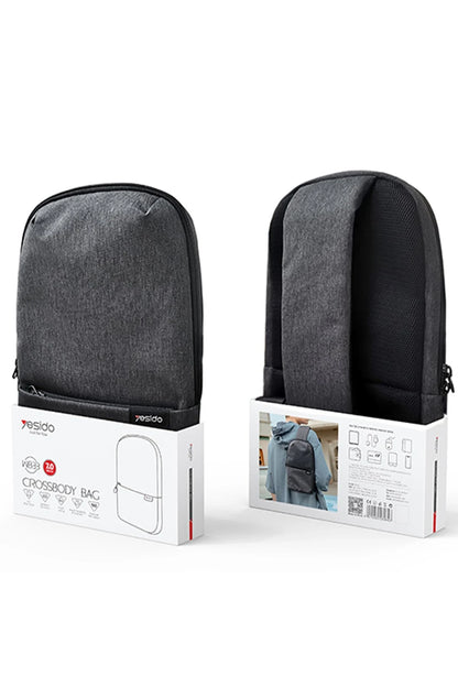 Yesido WB33 Polyester 600D Kumaşlı 7 inç Sırt Çantası - Gri