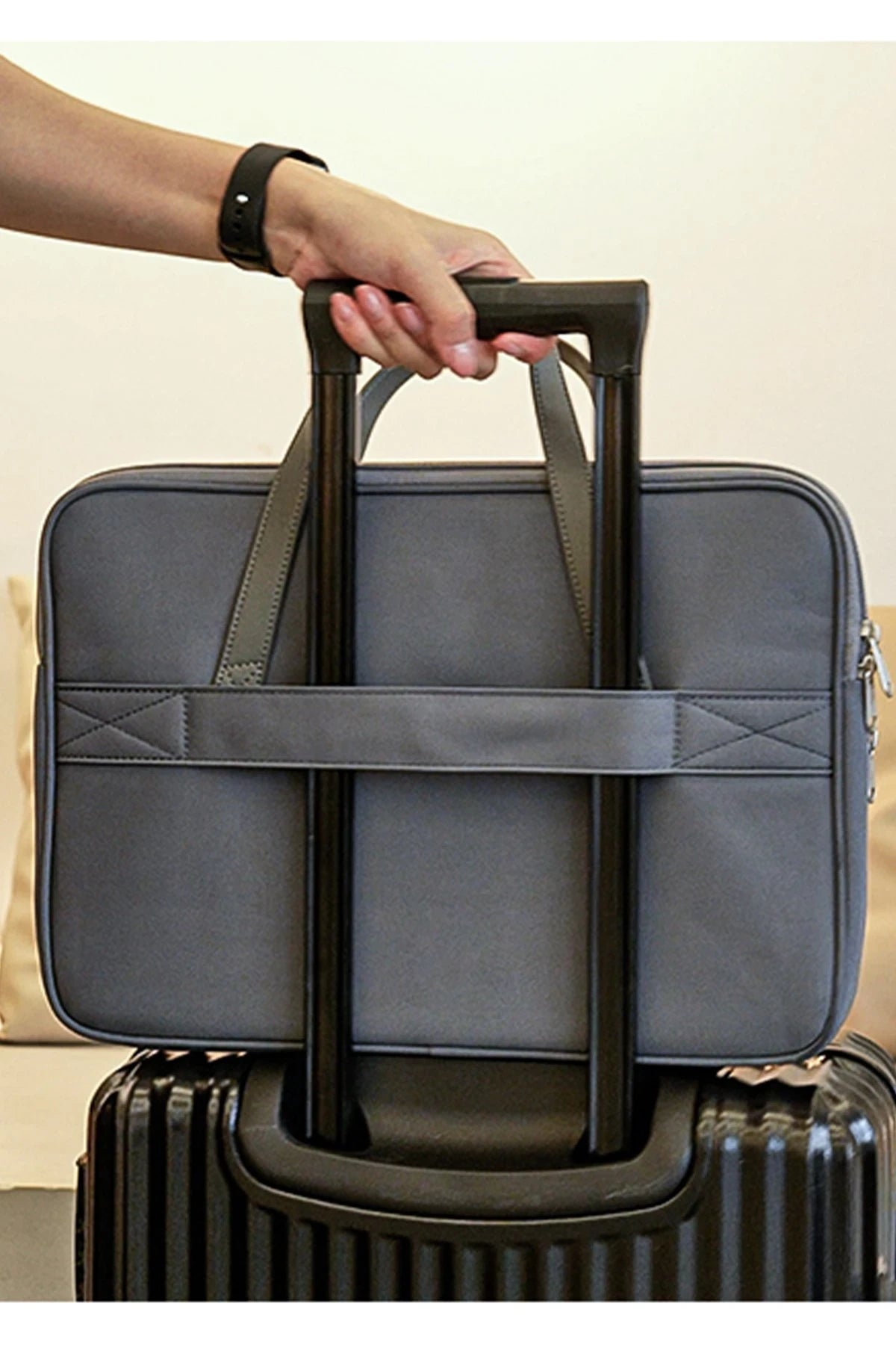 Yesido WB35 Fjallraven 600D Kumaşlı 16 inç Laptop Çantası - Gri