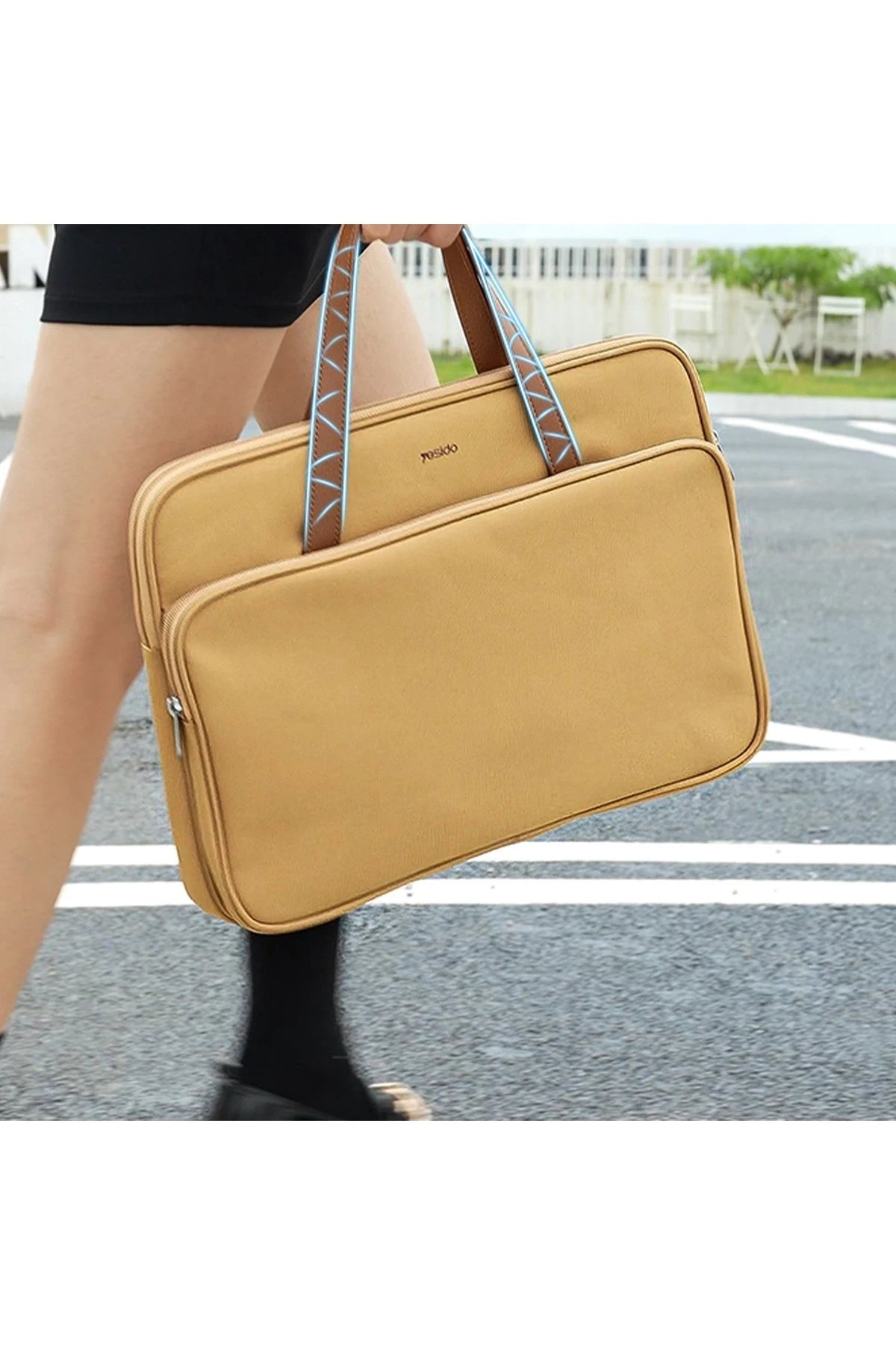 Yesido WB35 Fjallraven 600D Kumaşlı 16 inç Laptop Çantası - Gri