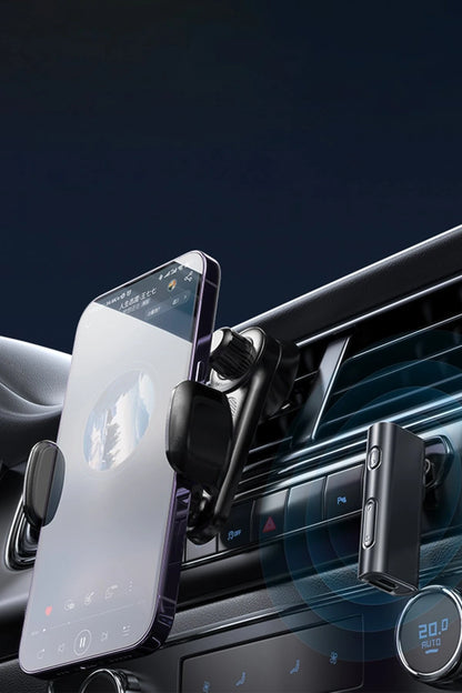 Yesido YAU41 3.5mm Aux Çıkışlı Mikrofonlu Bluetooth Araç Kiti - Siyah