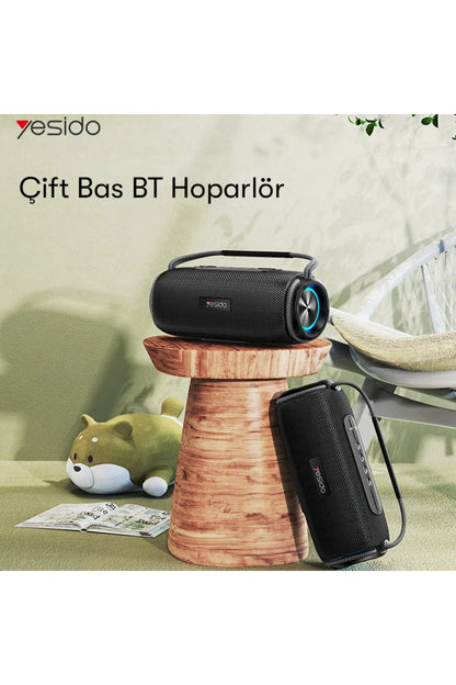 Yesido YSW11 El Fenerli Kablosuz Hoparlör - Siyah