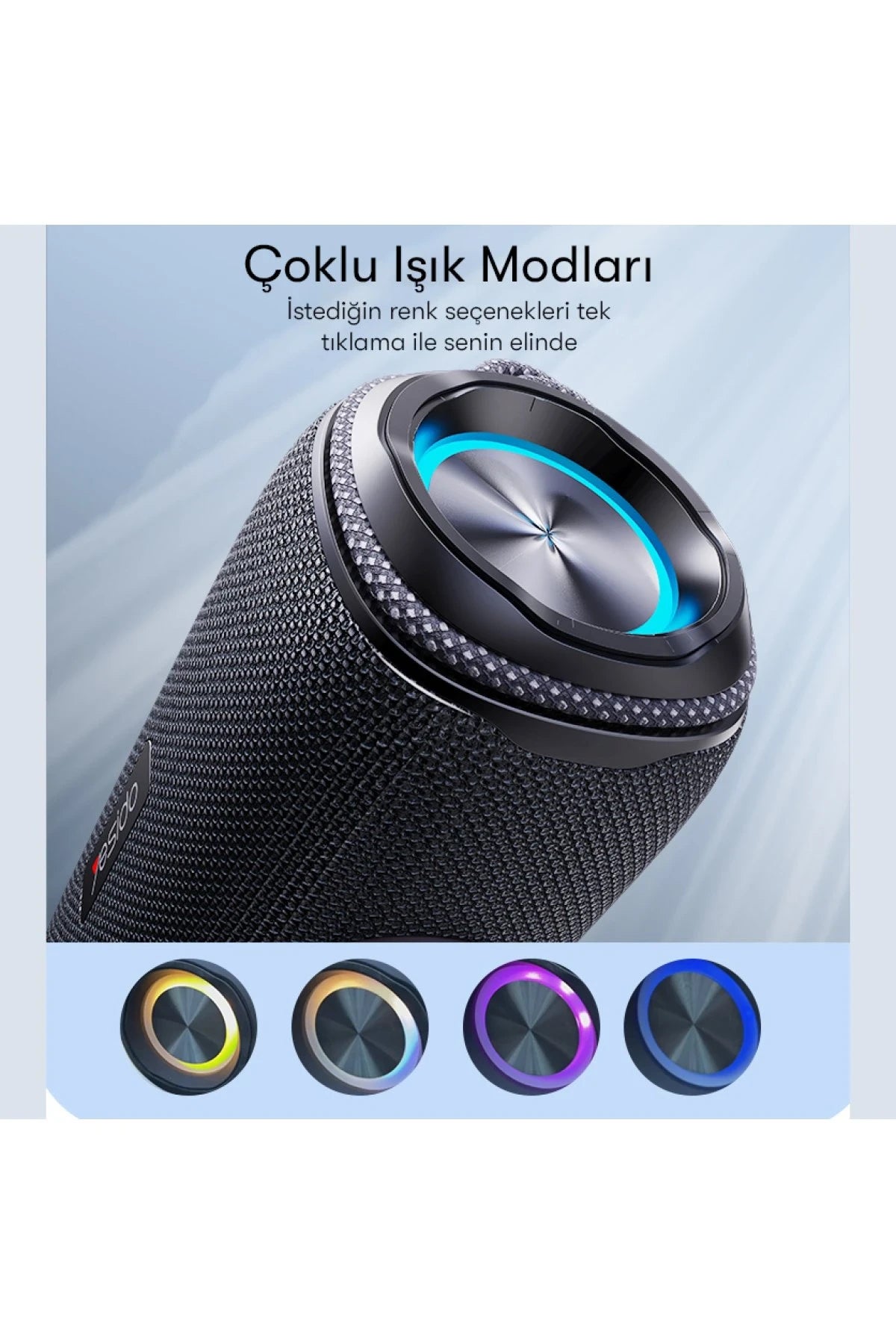 Yesido YSW11 El Fenerli Kablosuz Hoparlör - Siyah