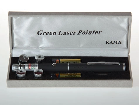 Yeşil Lazer Pointer 8000 Mw 5 Başlıklı